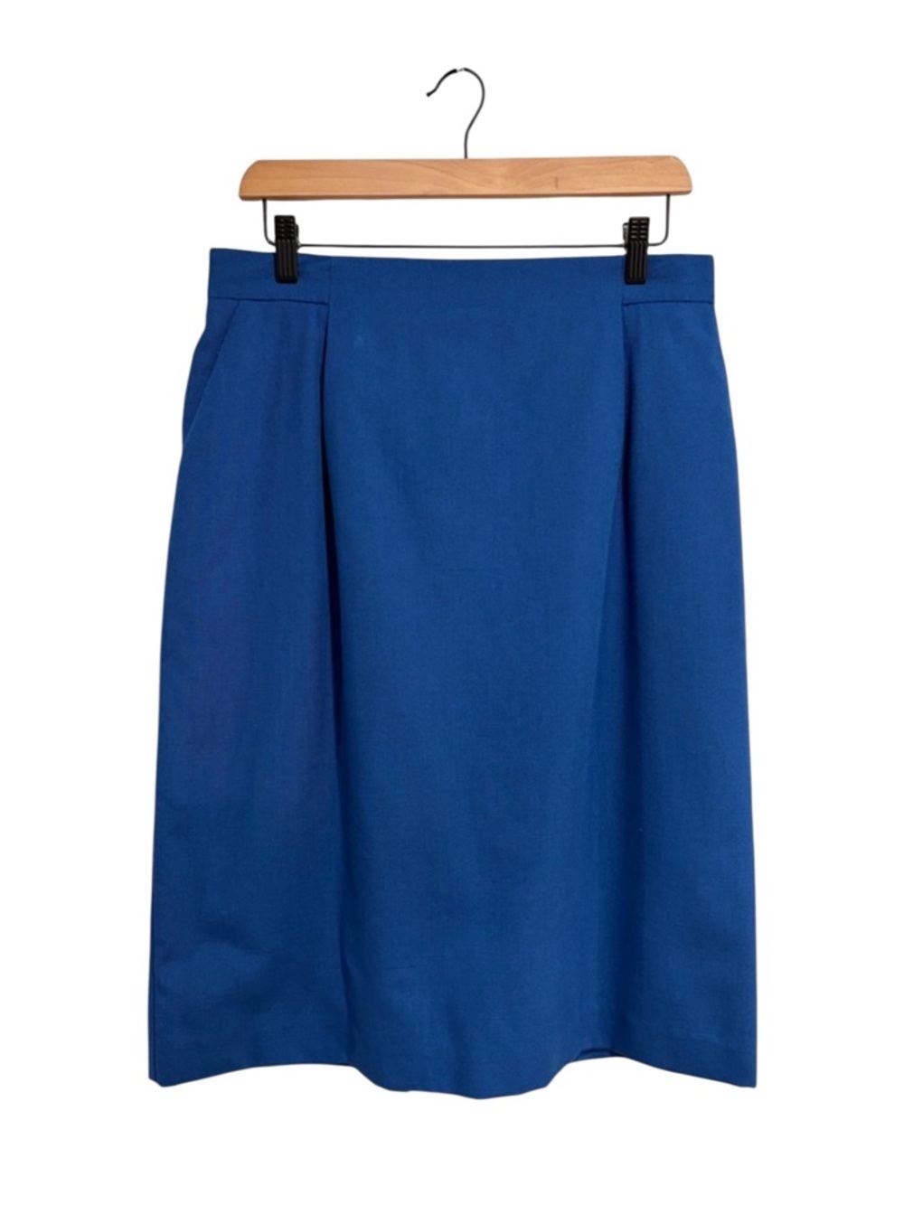 London Fog Collectables Vintage Classic Women's Knee-Length Pencil Skirt Pockets
